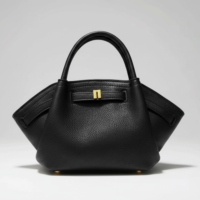 Bolsa Feminina de Couro Liso Hana