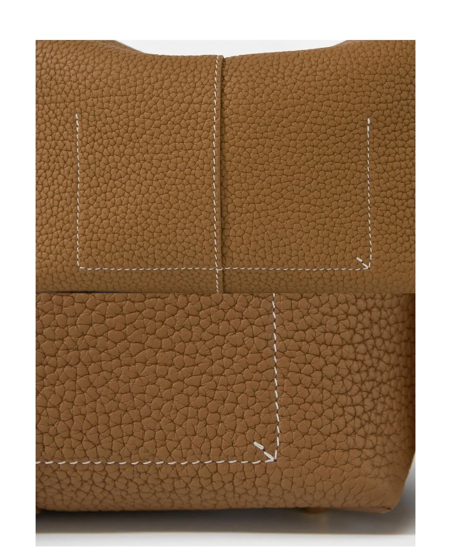 Bolsa de Couro Feminina Taupe