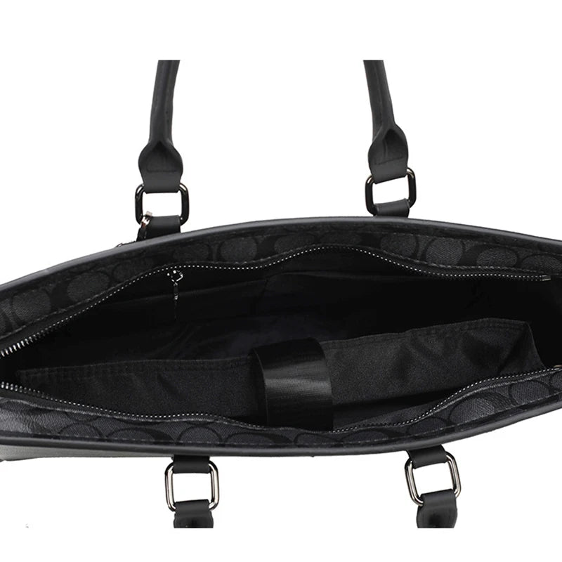 Pasta Executiva Preta Unissex Para Notebook Premium