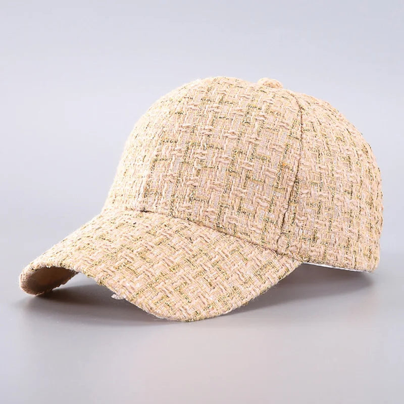 Boné Feminino de Tweed