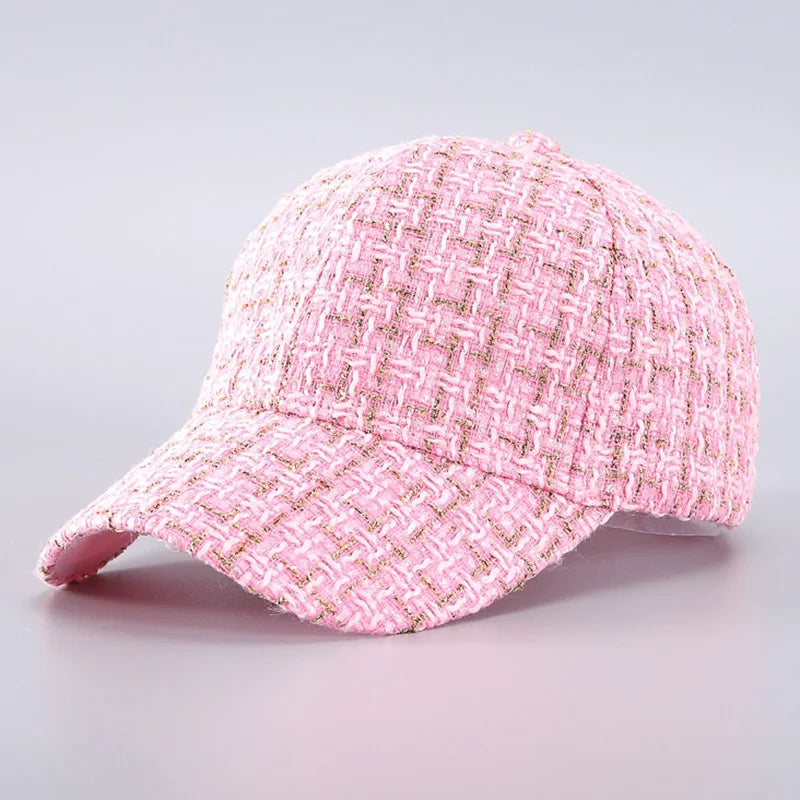 Boné Feminino de Tweed