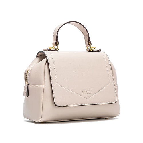 Bolsa Feminina Estruturada em Couro Branca