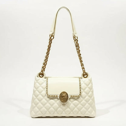 Bolsa Feminina Tiracolo com Corrente Dourada