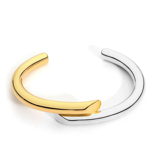 Bracelete Feminino Banhado Ouro e Prata Premium