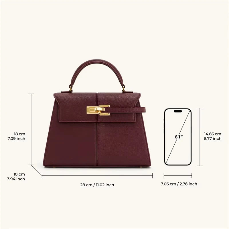 Bolsa Feminina de Couro Clássica