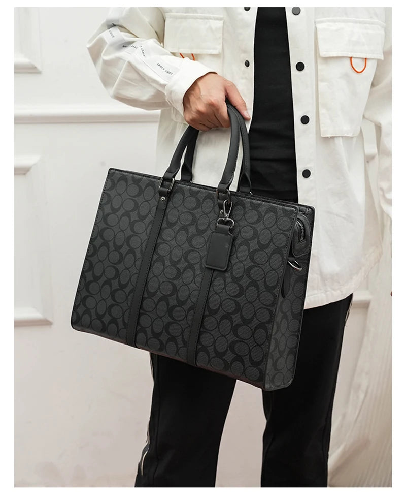 Pasta Executiva Preta Unissex Para Notebook Premium