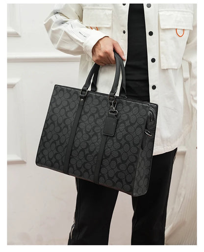 Pasta Executiva Preta Unissex Para Notebook Premium