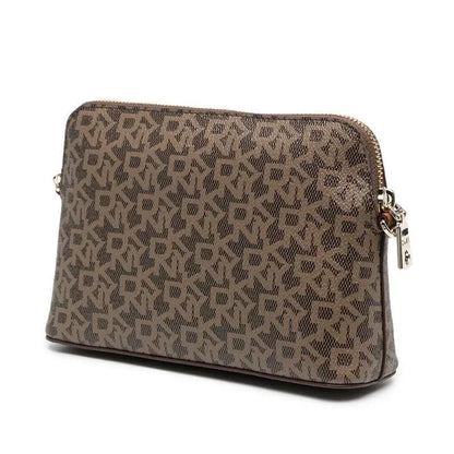 Bolsa Feminina Transversal com Alça de Couro e Corrente