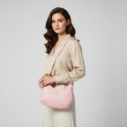 Bolsa Feminina de Ombro Minimalista com Alça Longa