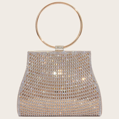 Bolsa Clutch Feminina de Mão com Brilhos