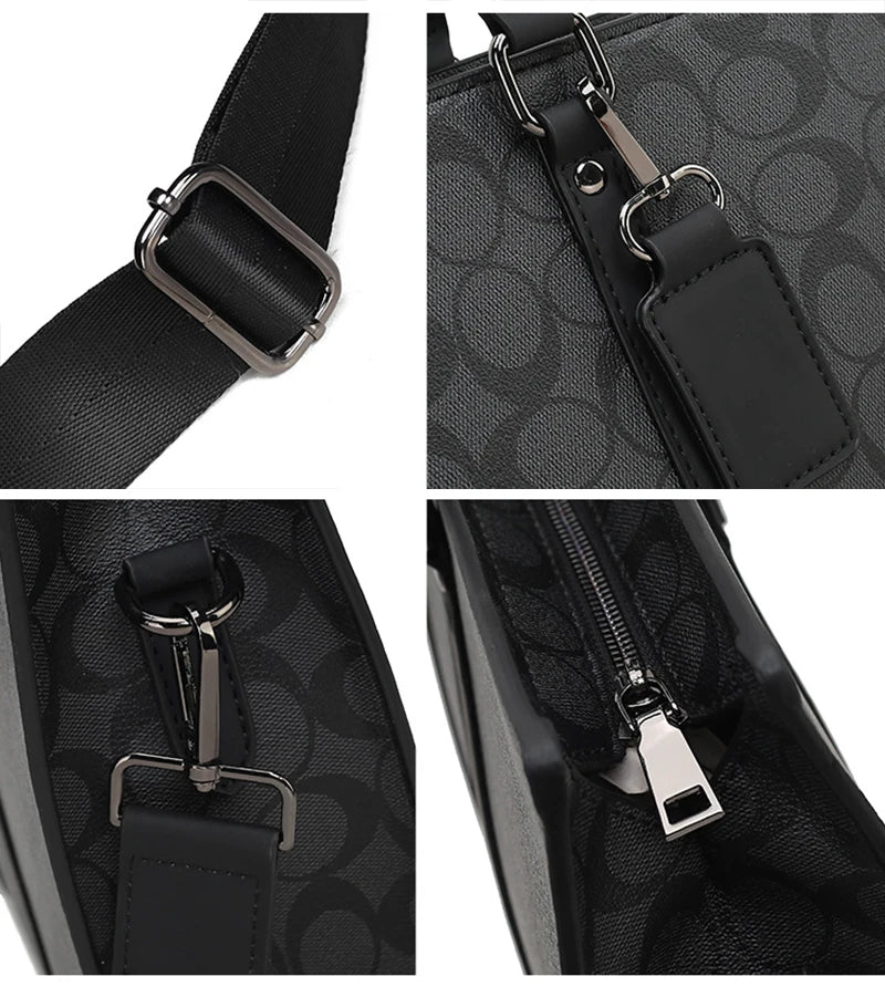 Pasta Executiva Preta Unissex Para Notebook Premium