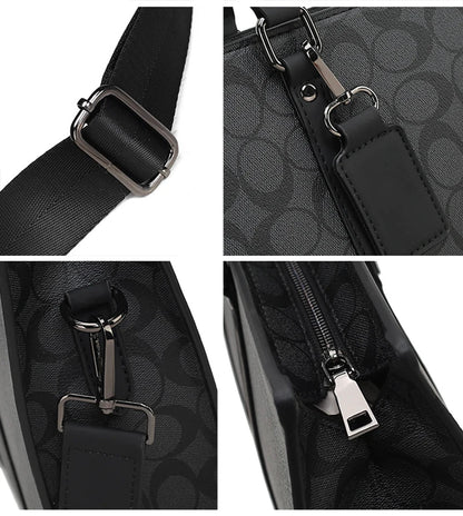 Pasta Executiva Preta Unissex Para Notebook Premium