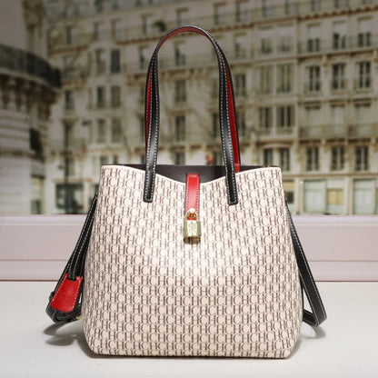 Bolsa Feminina Premium Estruturada com Detalhes Dourados