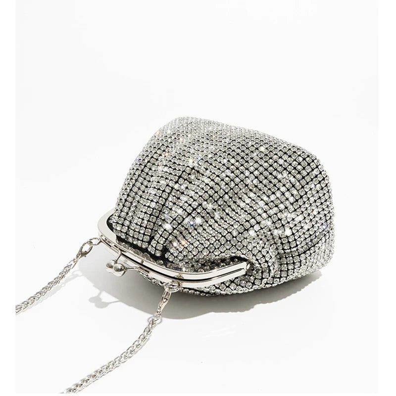 Bolsa de Mão com Strass