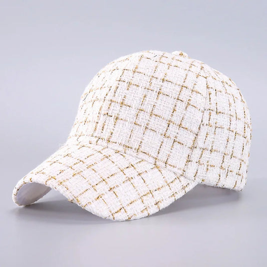 Boné Feminino de Tweed
