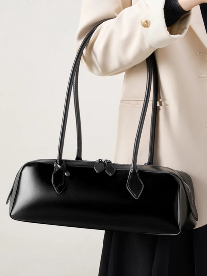 Bolsa Feminina Tiracolo de Couro com Alça Longa