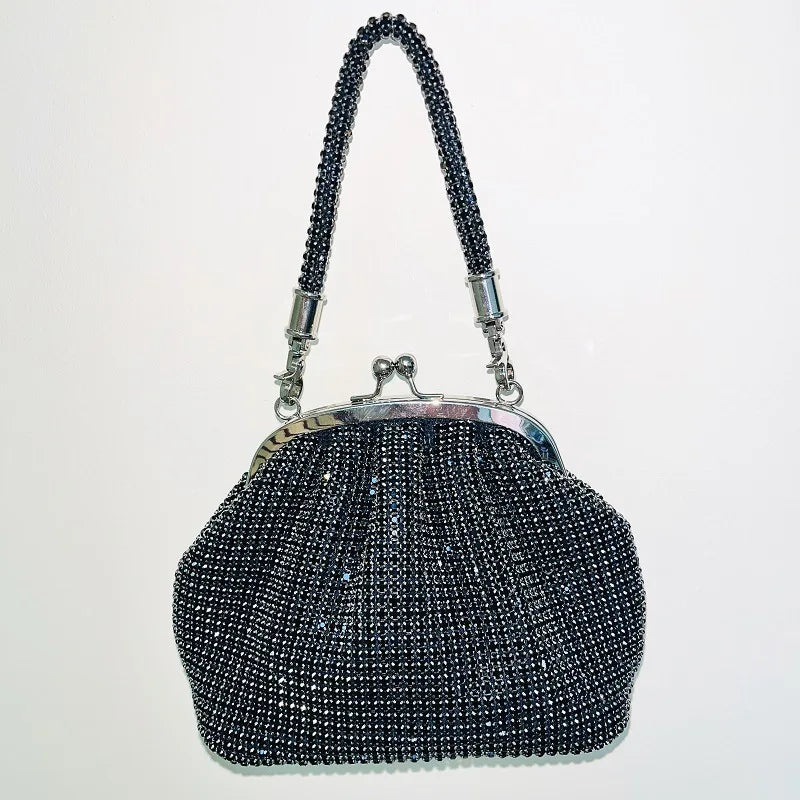 Bolsa de Mão com Strass