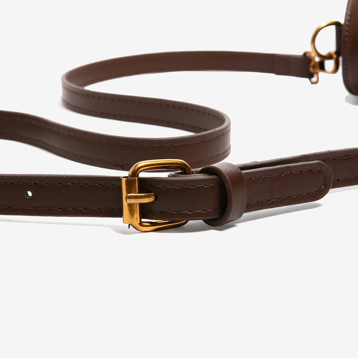 Bolsa Feminina Tiracolo e de Mão com Fivela Dourada