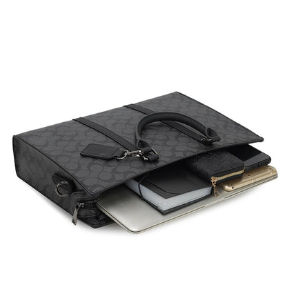 Pasta Executiva Preta Unissex Para Notebook Premium