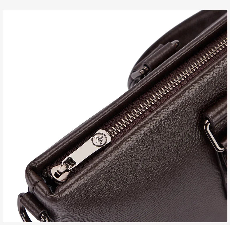 Pasta Executiva Premium Unissex em Couro | Para Notebook 15”