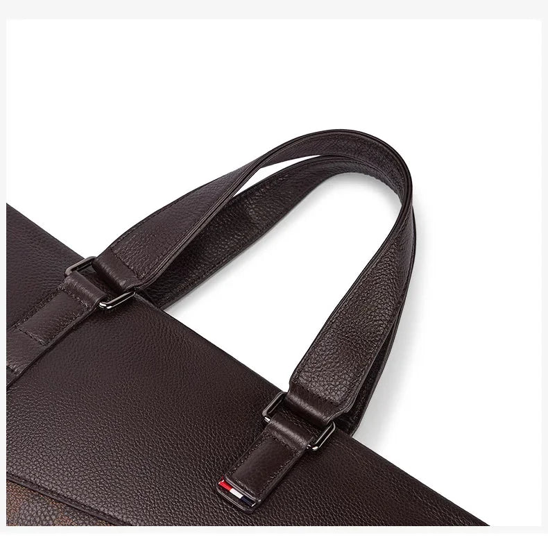 Pasta Executiva Premium Unissex em Couro | Para Notebook 15”