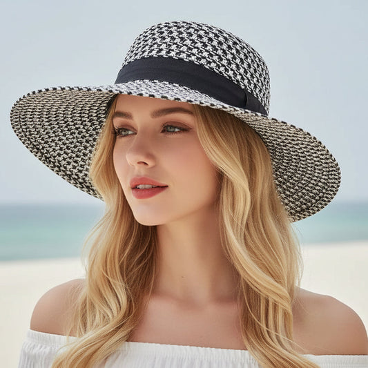 Chapéu Feminino de Palha Premium com Aba Elegante