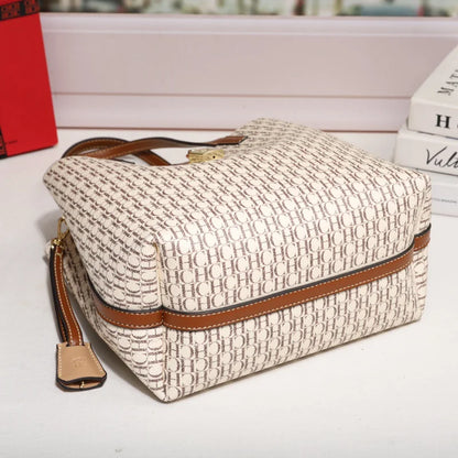 Bolsa Feminina Premium Estruturada com Detalhes Dourados