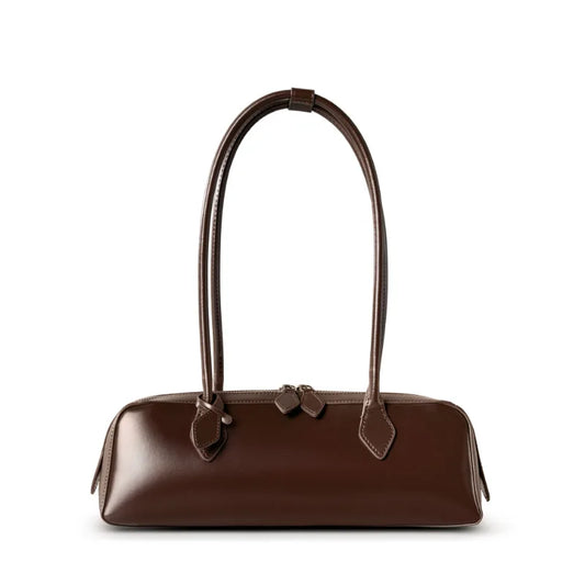 Bolsa Feminina Tiracolo de Couro com Alça Longa