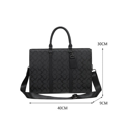 Pasta Executiva Preta Unissex Para Notebook Premium