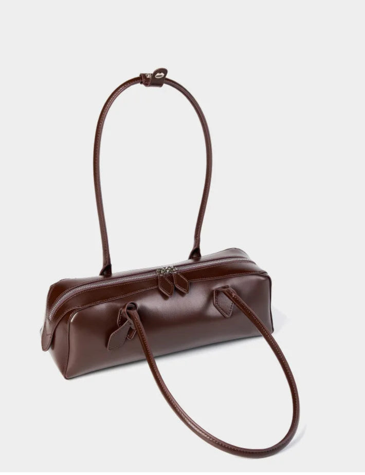 Bolsa Feminina Tiracolo de Couro com Alça Longa