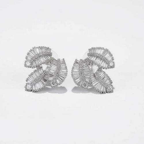 Brinco Feminino 925 Prata Esterlina com Zircônia