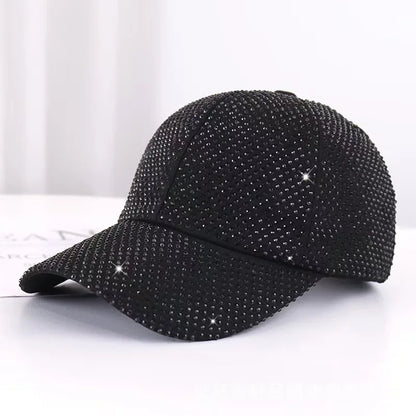 Boné Feminino Strass Brilhante