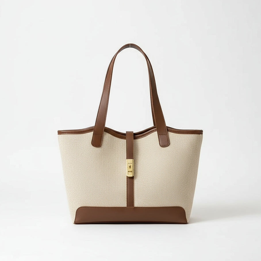 bolsa tote feminina bege