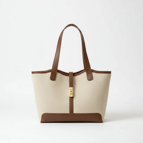 bolsa tote feminina bege