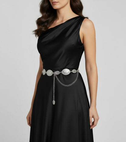 Cinto Corrente Feminino de Metal Ajustável