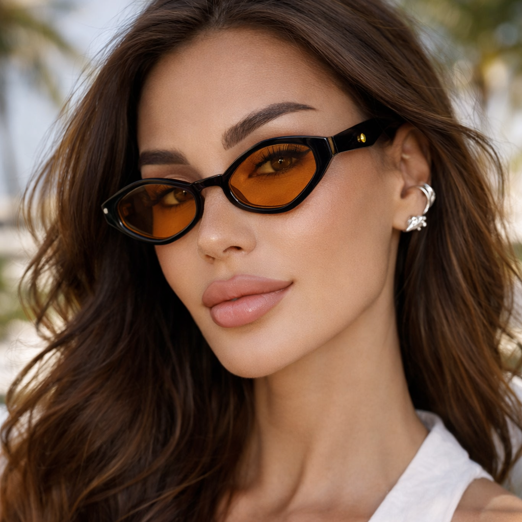 Óculos de Sol Feminino Retrô 