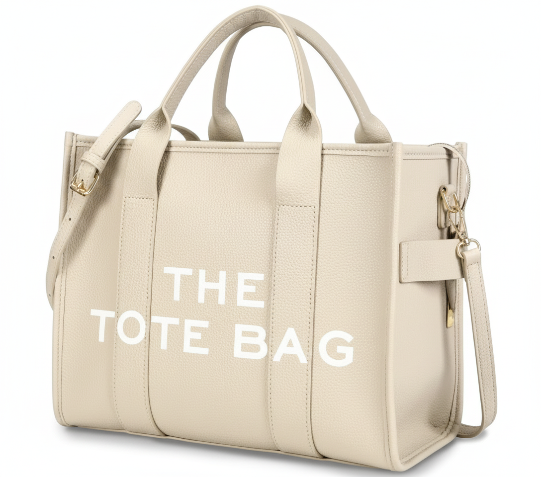 Bolsa Tote Feminina Estruturada em Couro